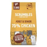 Scrumbles Adult Chicken Dry Cat Food - 2.5kg